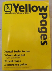 Yellow Pages Cover
